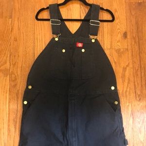 Dickies men’s black denim overalls